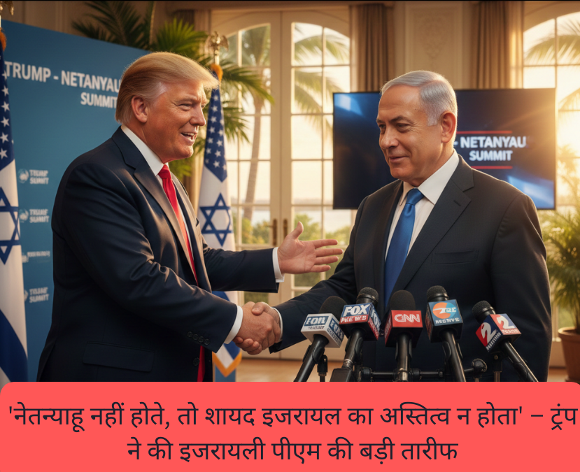 नेतन्याहू-नहीं-होते-तो-शायद-इजरायल-का-अस्तित्व न होता ट्रंप ने की इजरायली पीएम की बड़ी तारीफ