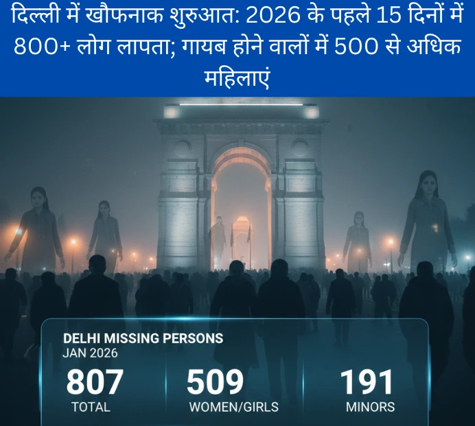 Delhi Missing Persons Data 2026