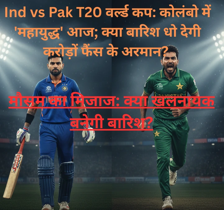 Ind vs Pak T20 World Cup 2026 Colombo
