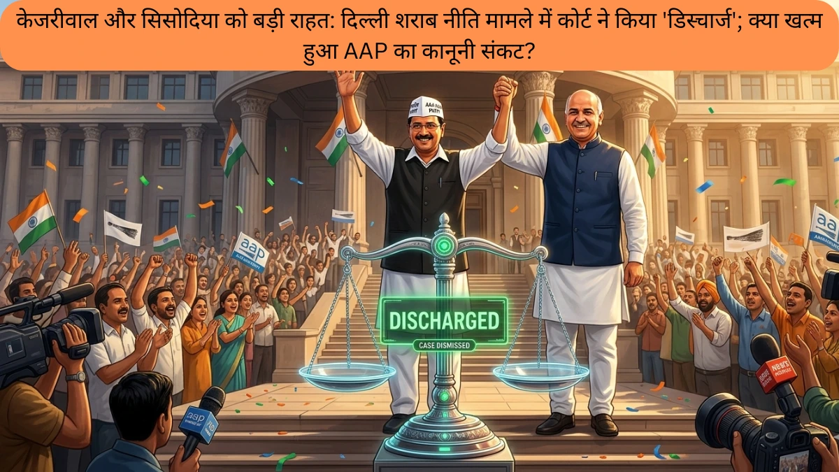 Kejriwal Sisodia Discharged