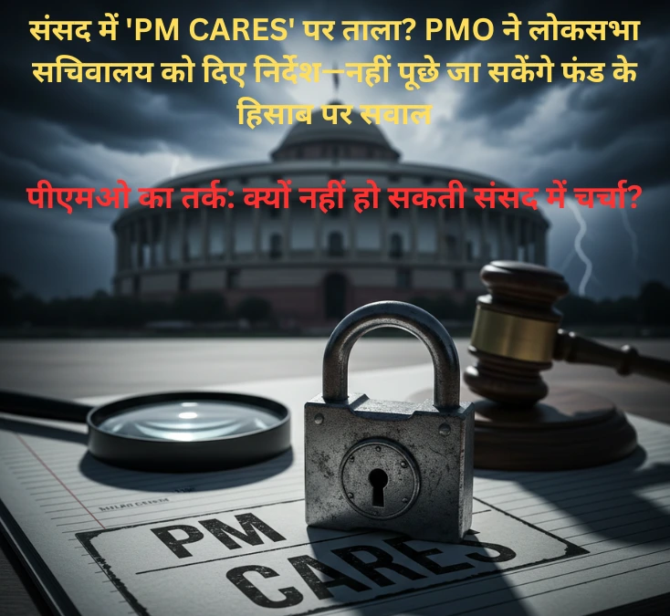 Parliament of India PM CARES Fund transparency debate and Lok Sabha Rule 41 controversy 2026