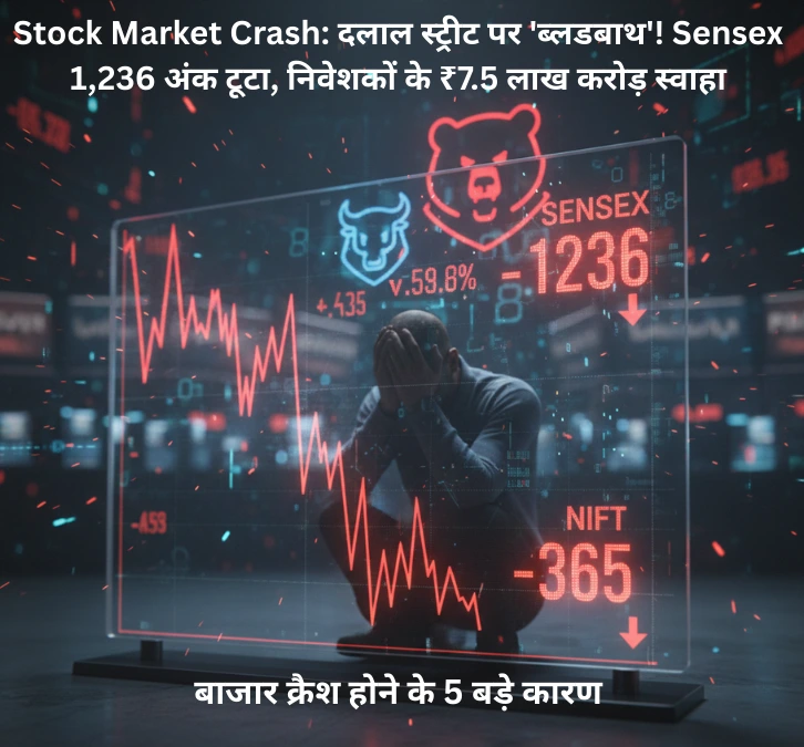 Sensex Tumbles 1236 Points